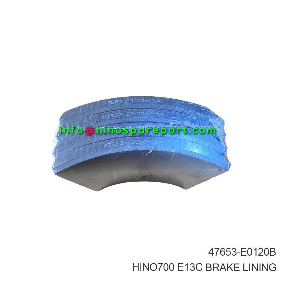 HINO700 E13C BRAKE LINING 47653-E0120B