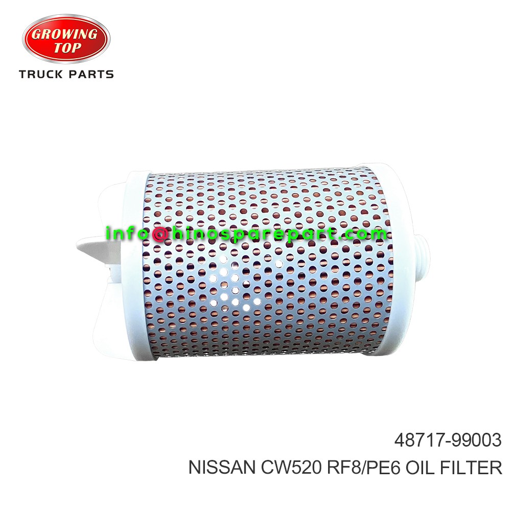 NISSAN CW520 RF8/PE6 OIL FILTER 48717-99003