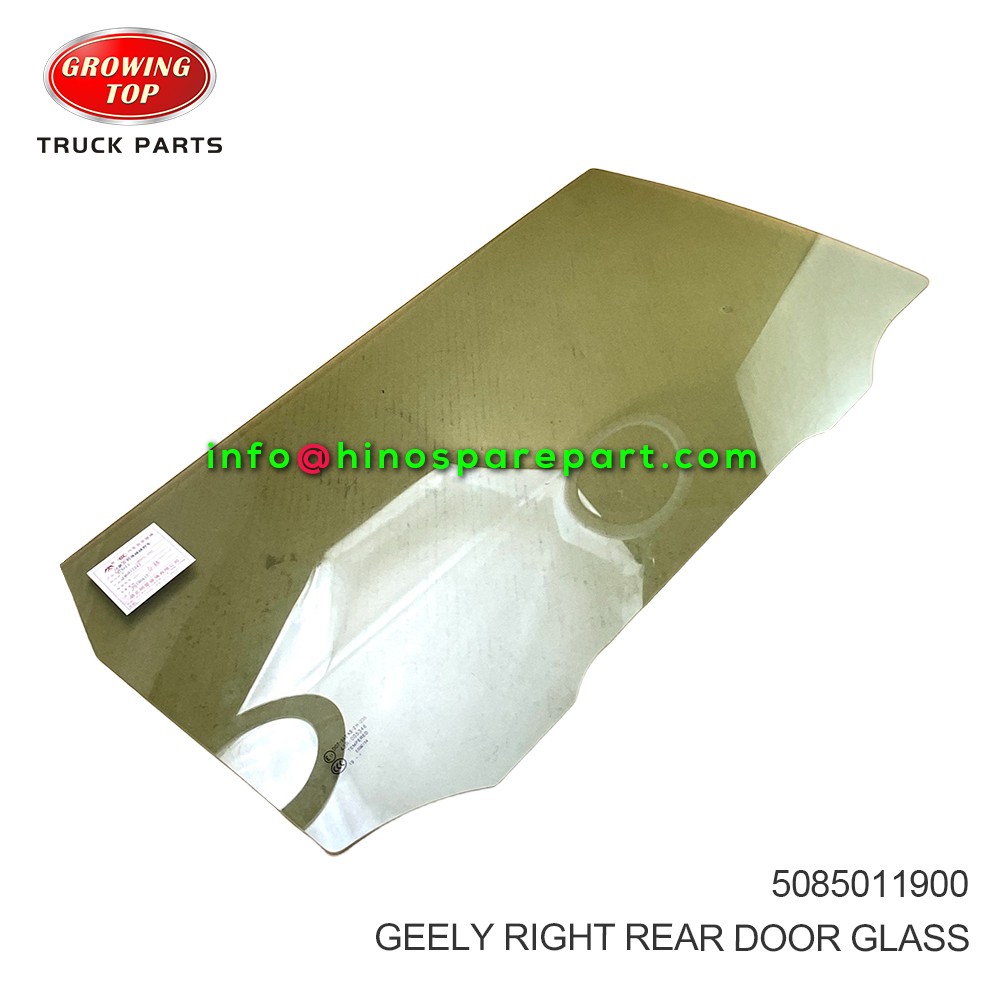 GEELY RIGHT REAR DOOR GLASS 5085011900