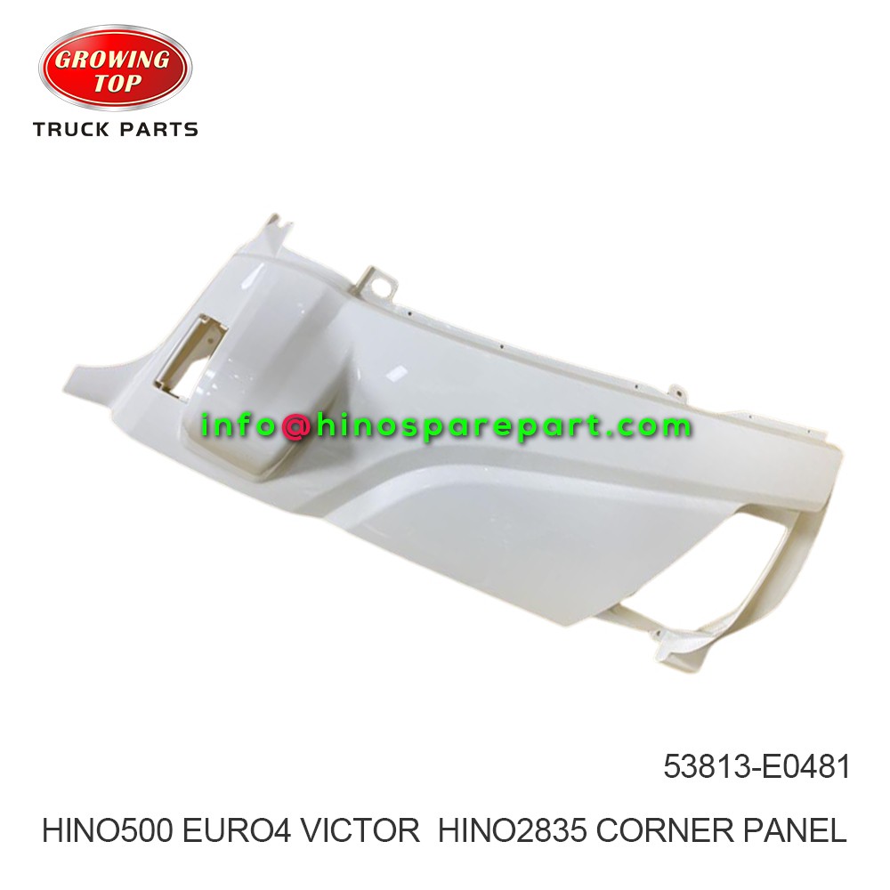 HINO500 EURO4 VICTOR HINO2835 CORNER PANEL 53813-E0481