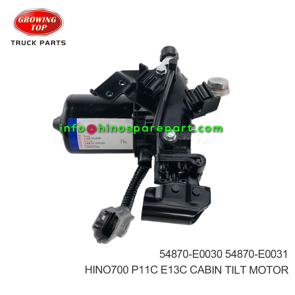 HINO700 P11C E13C CABIN TILT MOTOR 54870-E0030