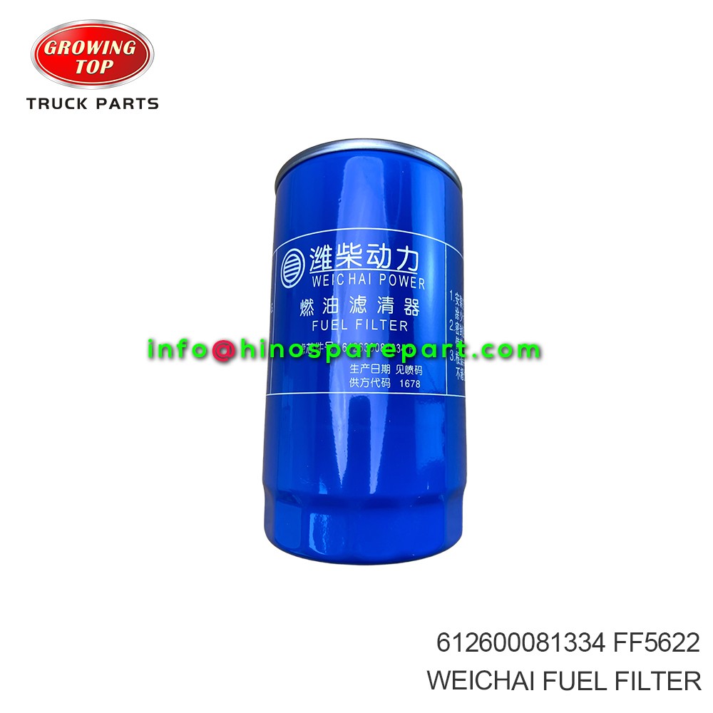 WEICHAI FUEL FILTER 612600081334