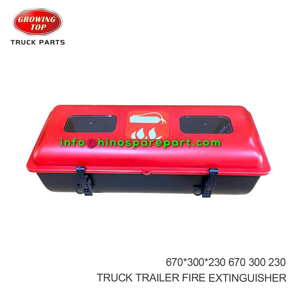 TRUCK TRAILER FIRE EXTINGUISHER 670 300 230