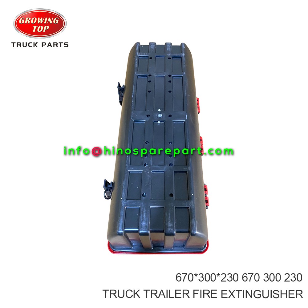 TRUCK TRAILER FIRE EXTINGUISHER 670 300 230