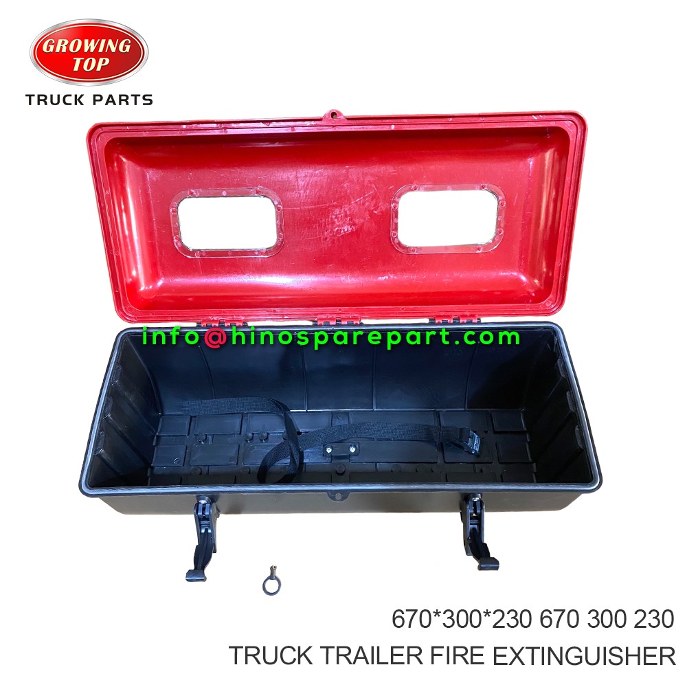 TRUCK TRAILER FIRE EXTINGUISHER 670 300 230
