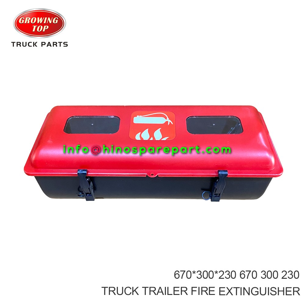 TRUCK TRAILER FIRE EXTINGUISHER 670 300 230