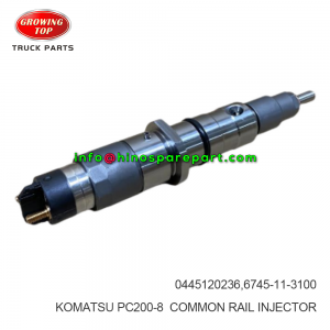 KOMATSU PC200-8 CUMMINS COMMON RAIL INJECTOR  0445120236