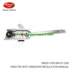 HINO FM FD# F18 H07C WINDOWS REGULATOR MANUAL 68420-1200