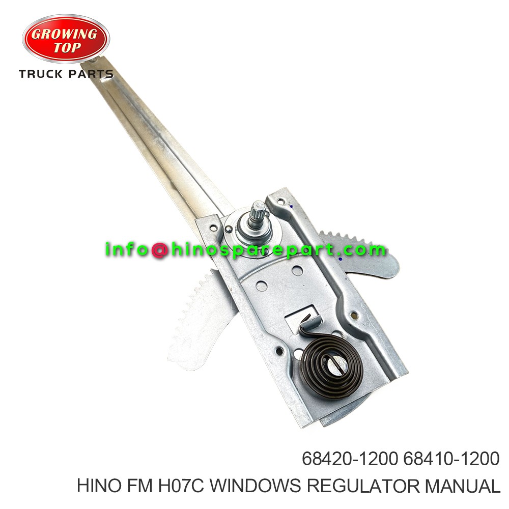 HINO FM FD# F18 H07C WINDOWS REGULATOR MANUAL 68420-1200