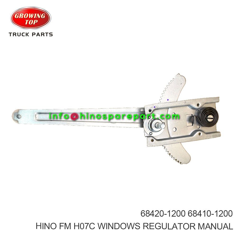 HINO FM FD# F18 H07C WINDOWS REGULATOR MANUAL 68420-1200