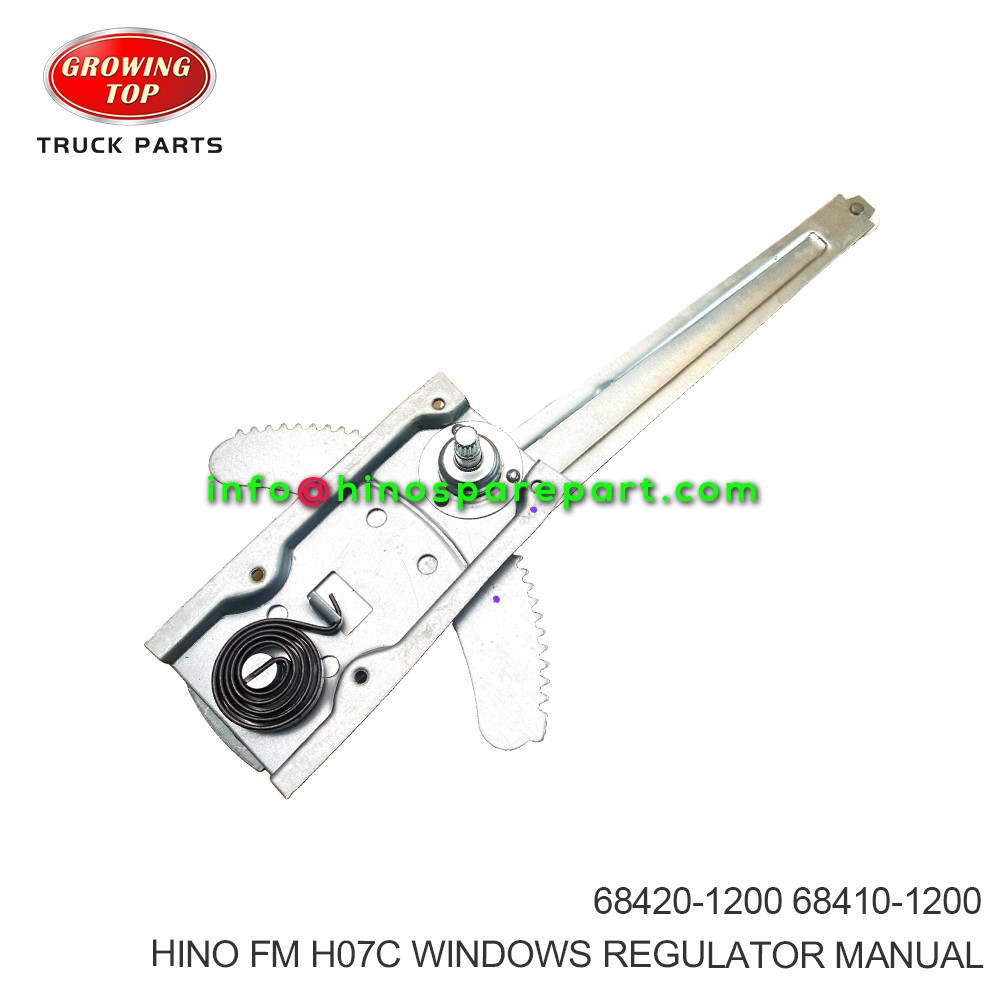 HINO FM FD# F18 H07C WINDOWS REGULATOR MANUAL 68420-1200