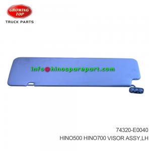 HINO500 HINO700 VISOR ASSY,LH 74320-E0040 HINO500 HINO700 VISOR ASSY,LH 74320-E0040