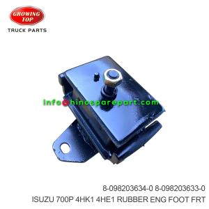 ISUZU 700P 4HK1 4HE1 RUBBER ENG FOOT FRT 8-098203634-0