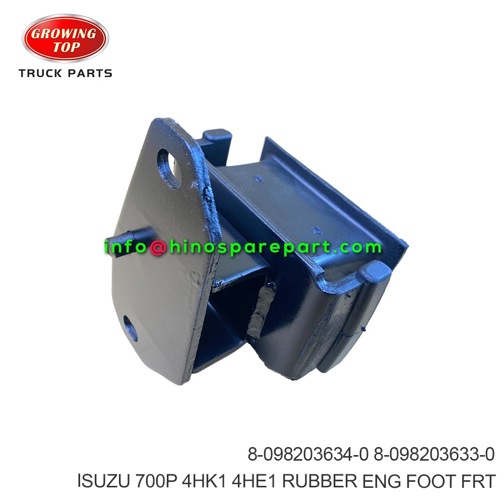 ISUZU 700P 4HK1 4HE1 RUBBER ENG FOOT FRT 8-098203634-0