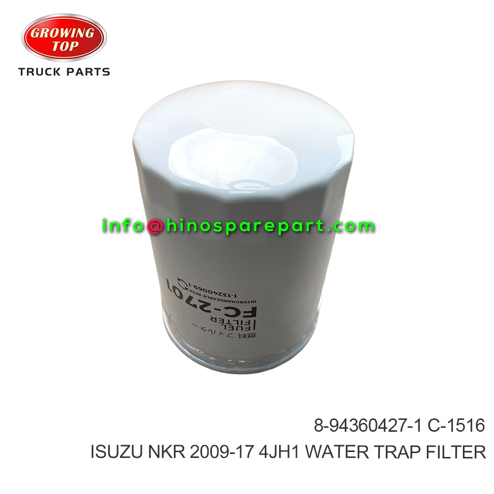 ISUZU NKR 2009-17 4JH1 WATER TRAP FILTER 8-94360427-1