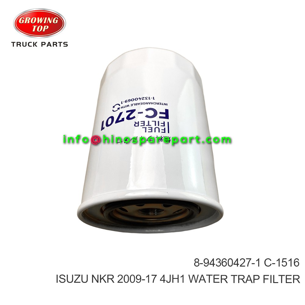 ISUZU NKR 2009-17 4JH1  WATER TRAP FILTER 8-94360427-1