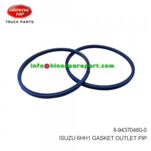 ISUZU 6HH1 GASKET OUTLET PIP 8-94370480-0 