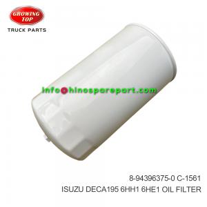 ISUZU DECA195 6HH1 6HE1 OIL FILTER 8-94396375-0 