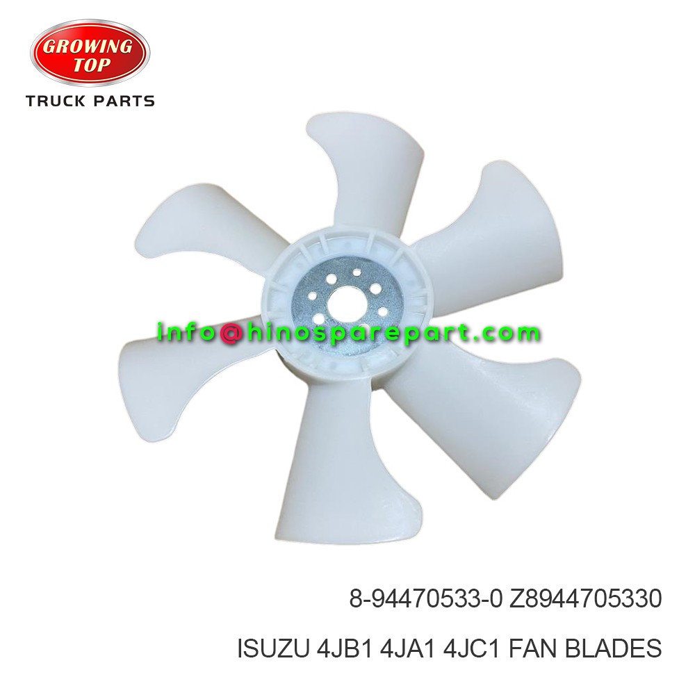 ISUZU 4JB1 4JA1 4JC1 FAN BLADES 8-94470533-0