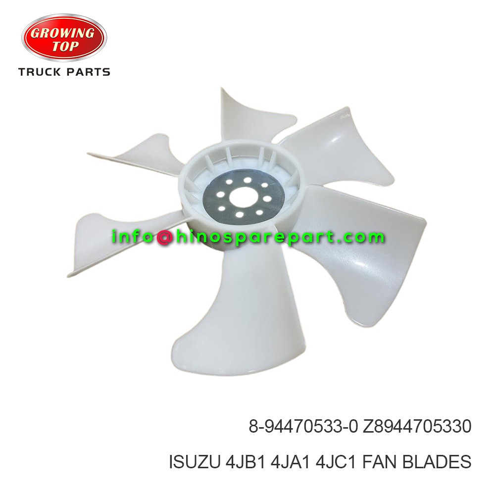 ISUZU 4JB1 4JA1 4JC1 FAN BLADES  8-94470533-0