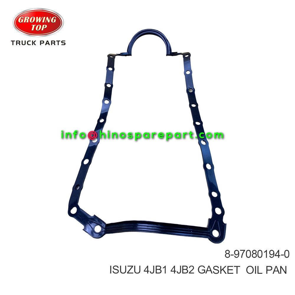 ISUZU 4JB1 4JB2 GASKET OIL PAN  8-97080194-0