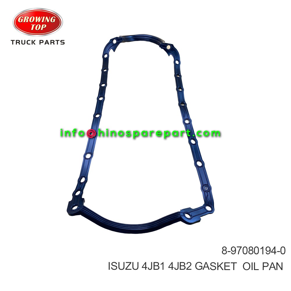 ISUZU 4JB1 4JB2 GASKET OIL PAN  8-97080194-0