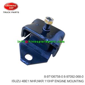ISUZU4BE1 NHR,NKR 110HP ENGINE MOUNTING 8-97106758-0
