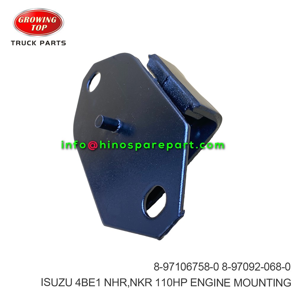ISUZU4BE1 NHR,NKR 110HP ENGINE MOUNTING 8-97106758-0