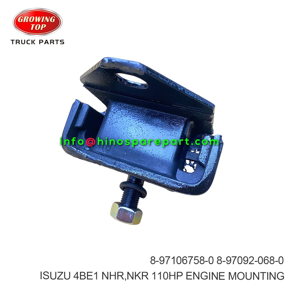 ISUZU4BE1 NHR,NKR 110HP ENGINE MOUNTING 8-97106758-0