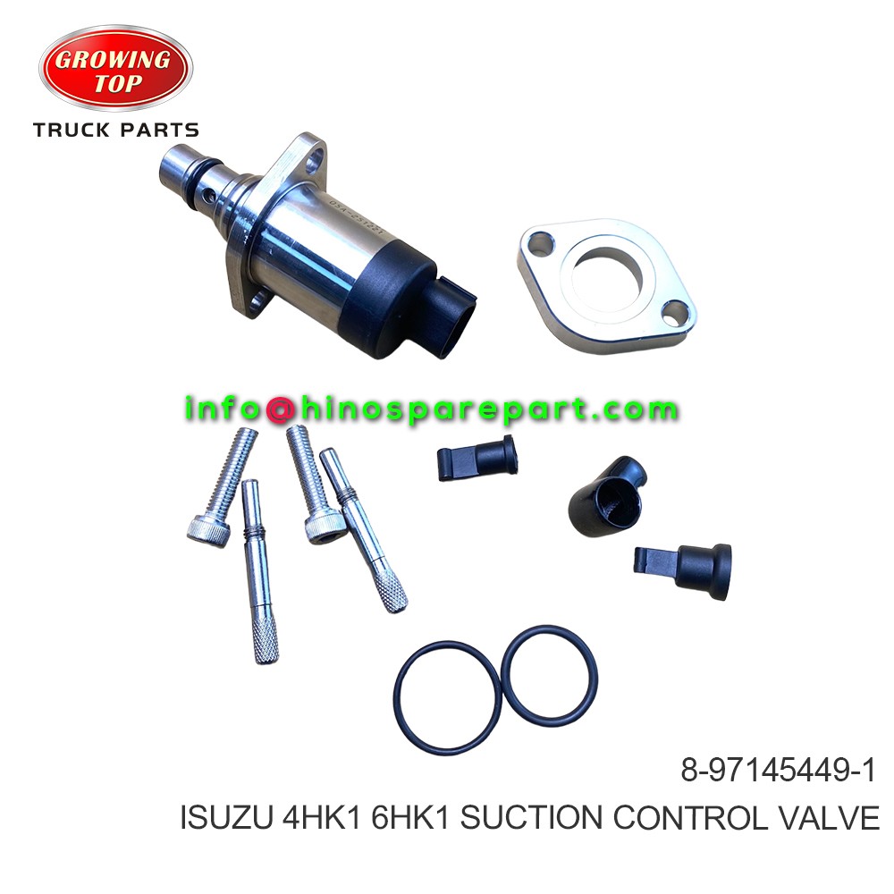 ISUZU 4HK1 6HK1 SUCTION CONTROL VALVE 8-97145449-1