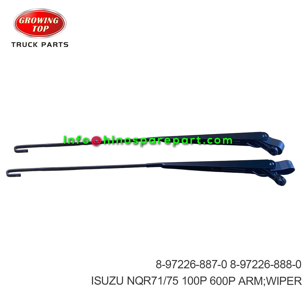ISUZU NQR71/75 100P 600P ARM;WIPER 8-97226-887-0