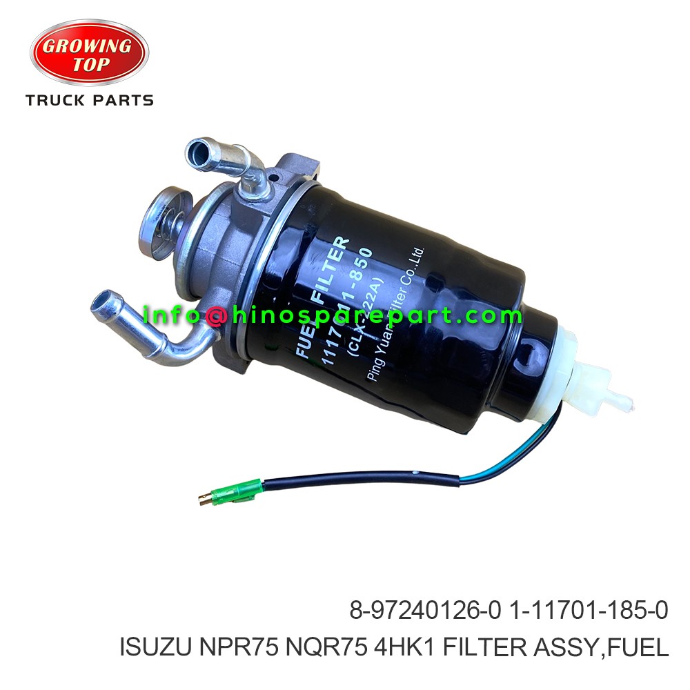 ISUZU NPR75 FILTER ASSY FUEL 8-97240126-0