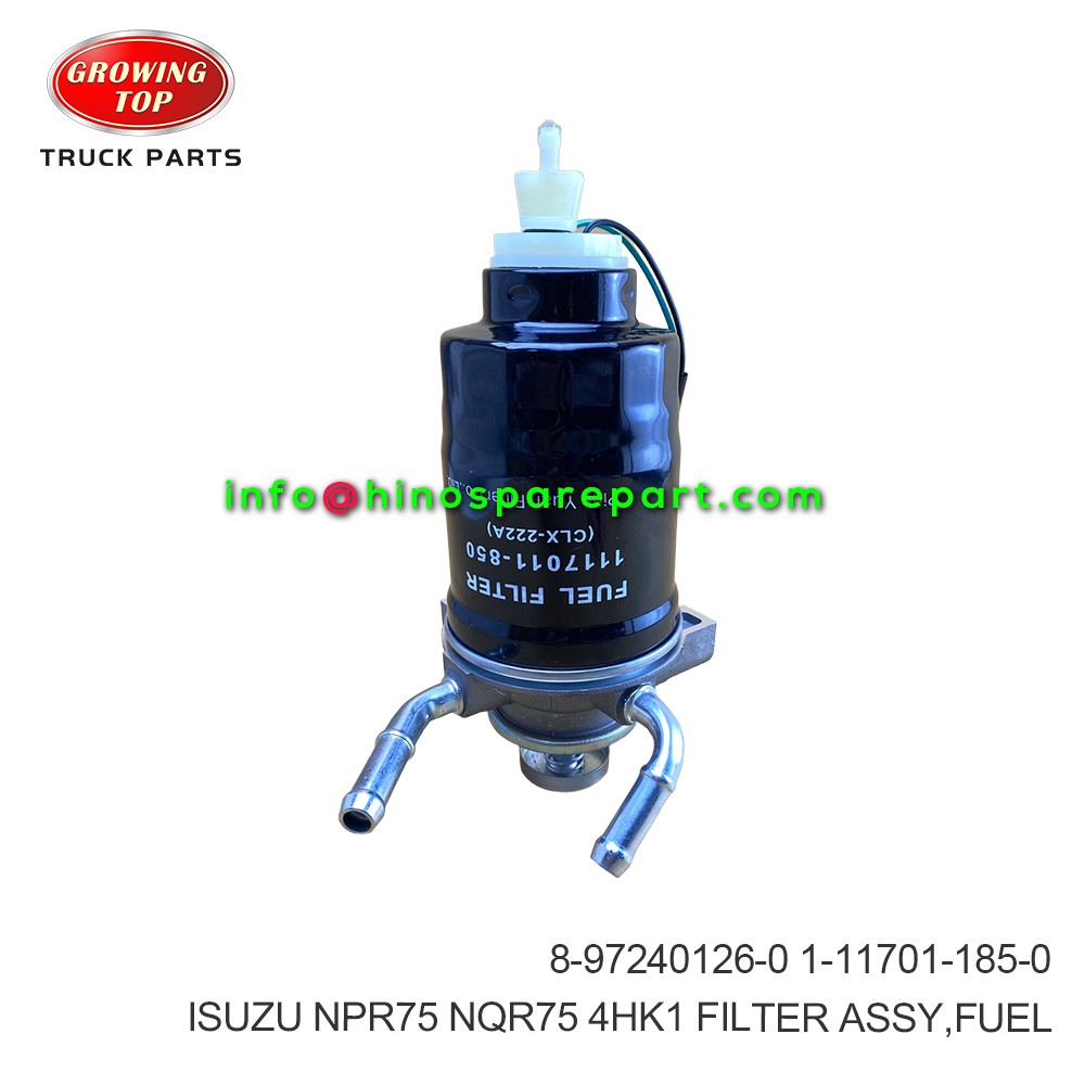 ISUZU NPR75 FILTER ASSY FUEL 8-97240126-0