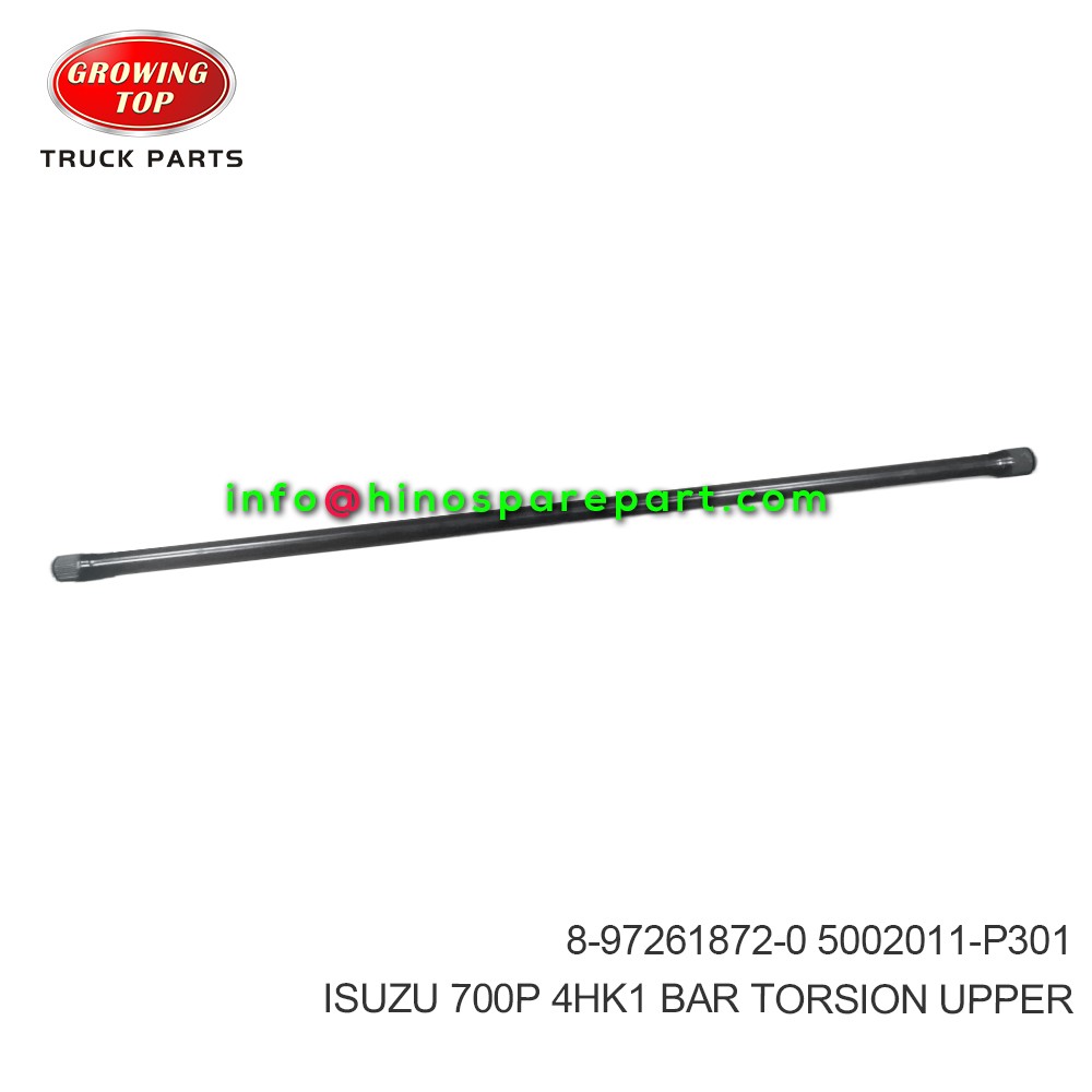 ISUZU 700P 4HK1 BAR TORSION UPPER 8-97261872-0