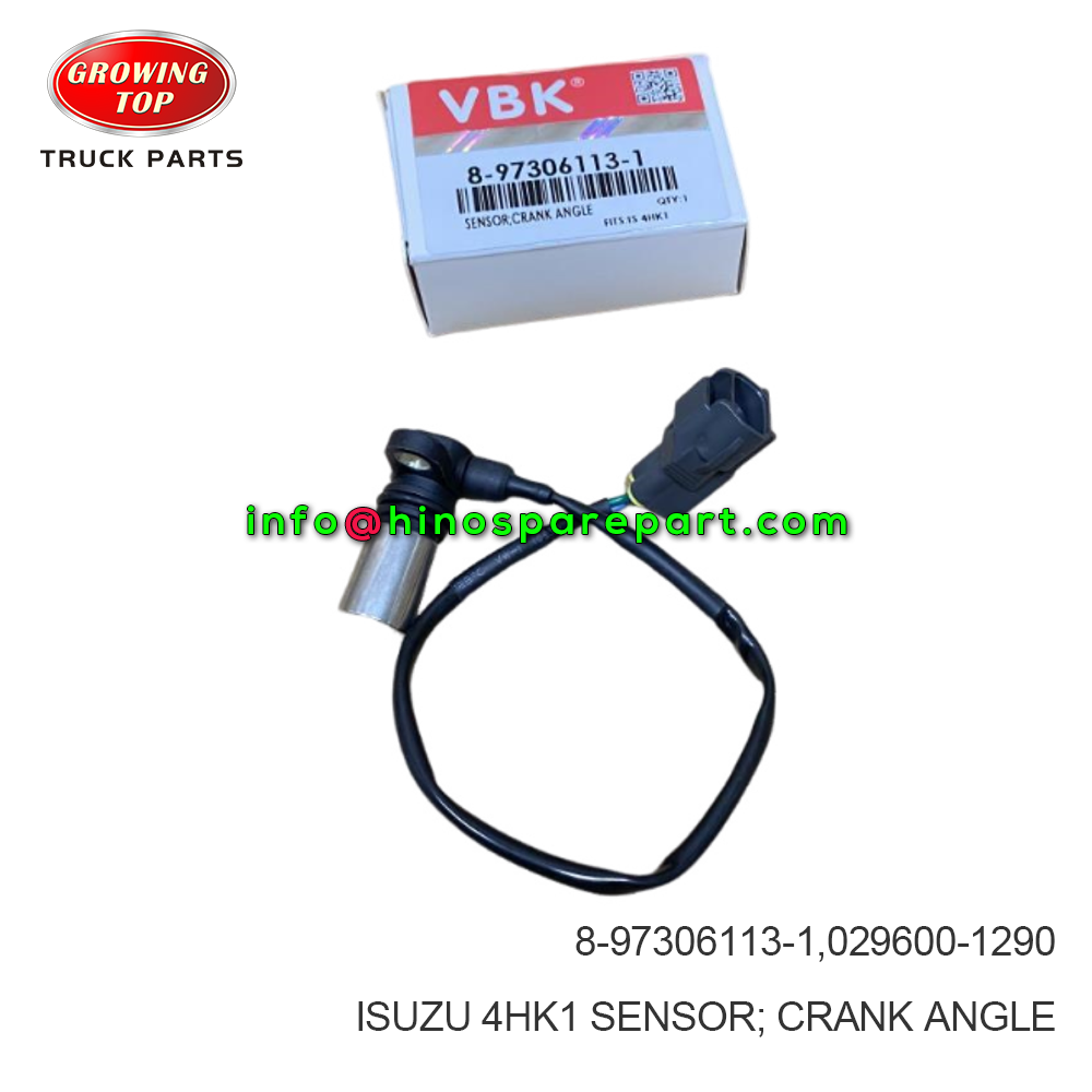 ISUZU 4HK1 SENSOR; CRANK ANGLE 8-97306113-1 029600-1290