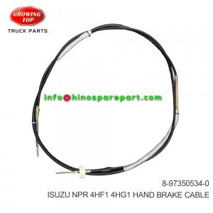 ISUZU NPR 4HF1 4HG1 HAND BRAKE CABLE 8-97350534-0