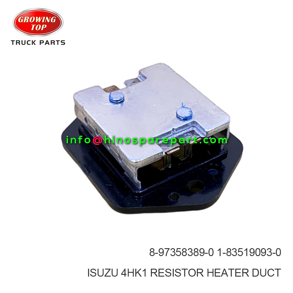 ISUZU 4HK1 RESISTOR,HEATER DUCT 8-97358389-0