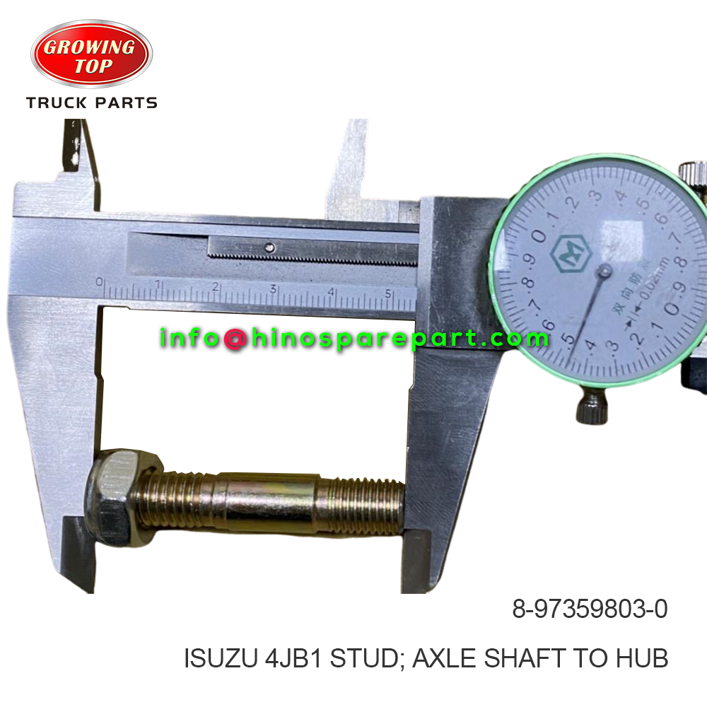 ISUZU 4JB1 STUD AXLE SHAFT TO HUB 8-97359803-0