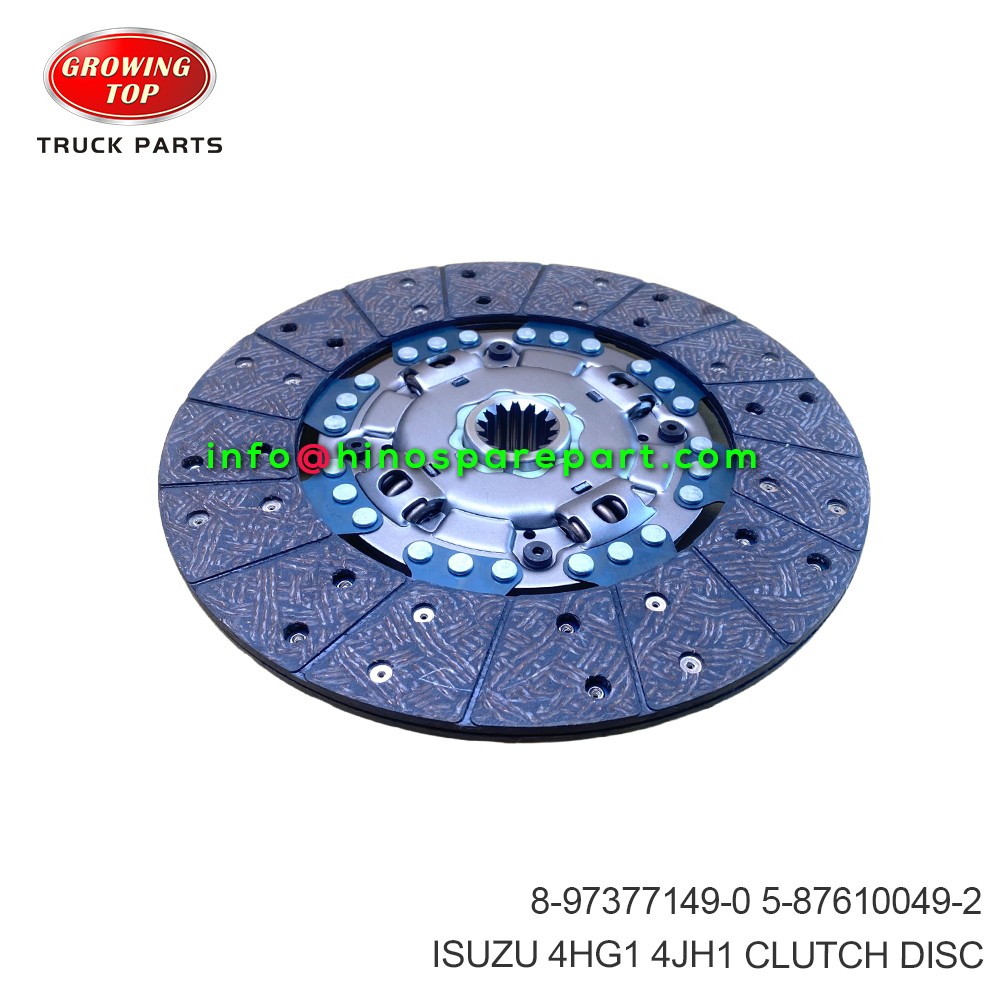ISUZU 4HG1 4JH1 CLUTCH DISC 8-97377149-0