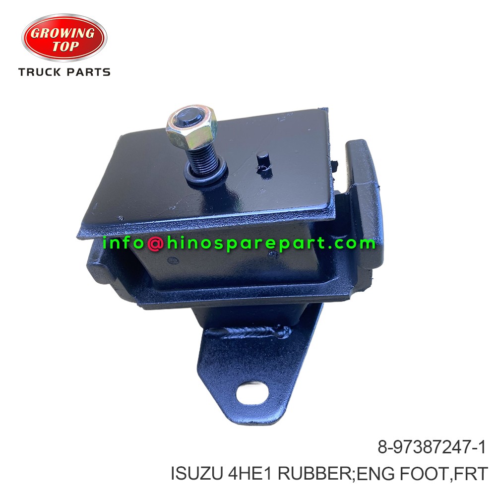 ISUZU 4HE1 RUBBER ENG FOOT FRT 8-97387247-1
