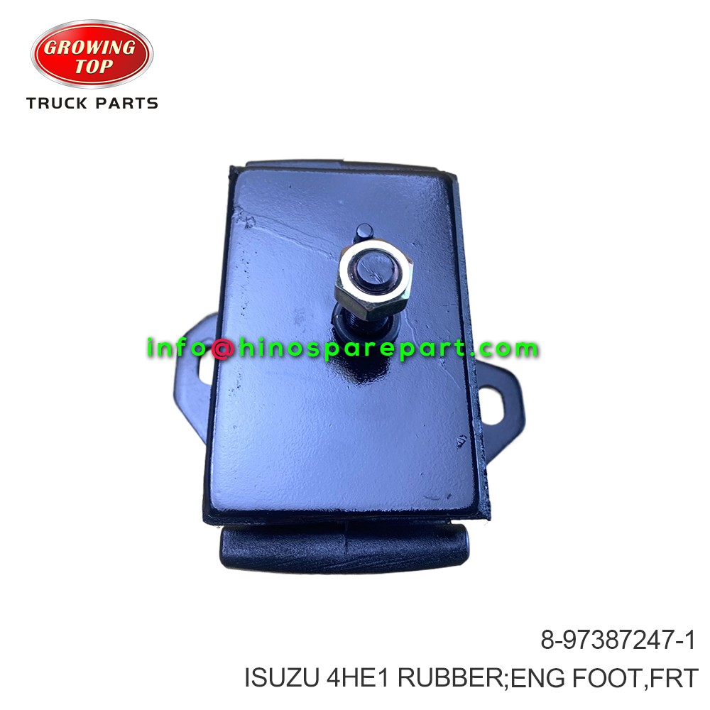 ISUZU 4HE1 RUBBER ENG FOOT FRT 8-97387247-1