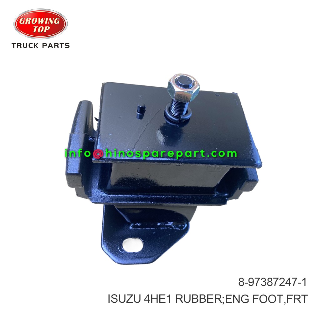 ISUZU 4HE1 RUBBER ENG FOOT FRT 8-97387247-1