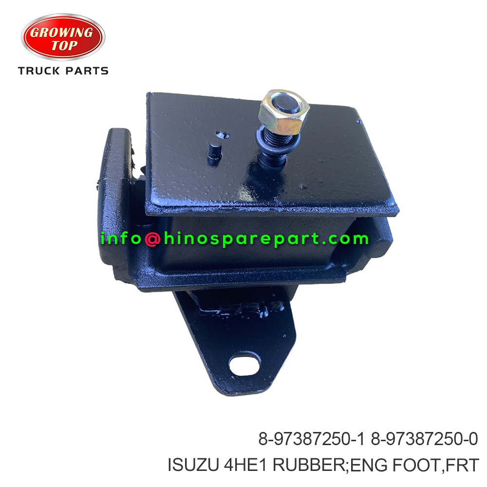 ISUZU 4HE1 RUBBER ENG FOOT FRT 8-97387250-1