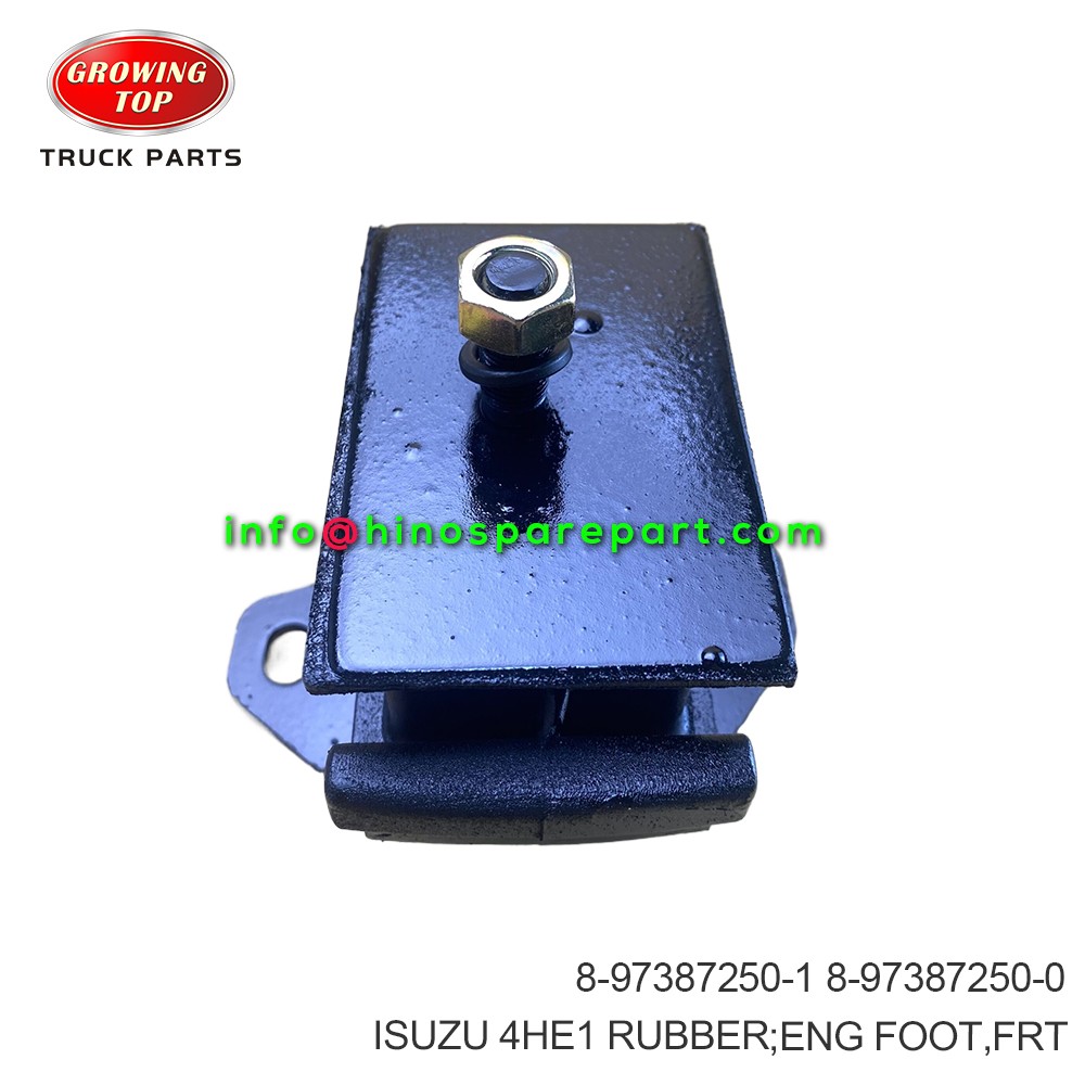 ISUZU 4HE1 RUBBER ENG FOOT FRT 8-97387250-1