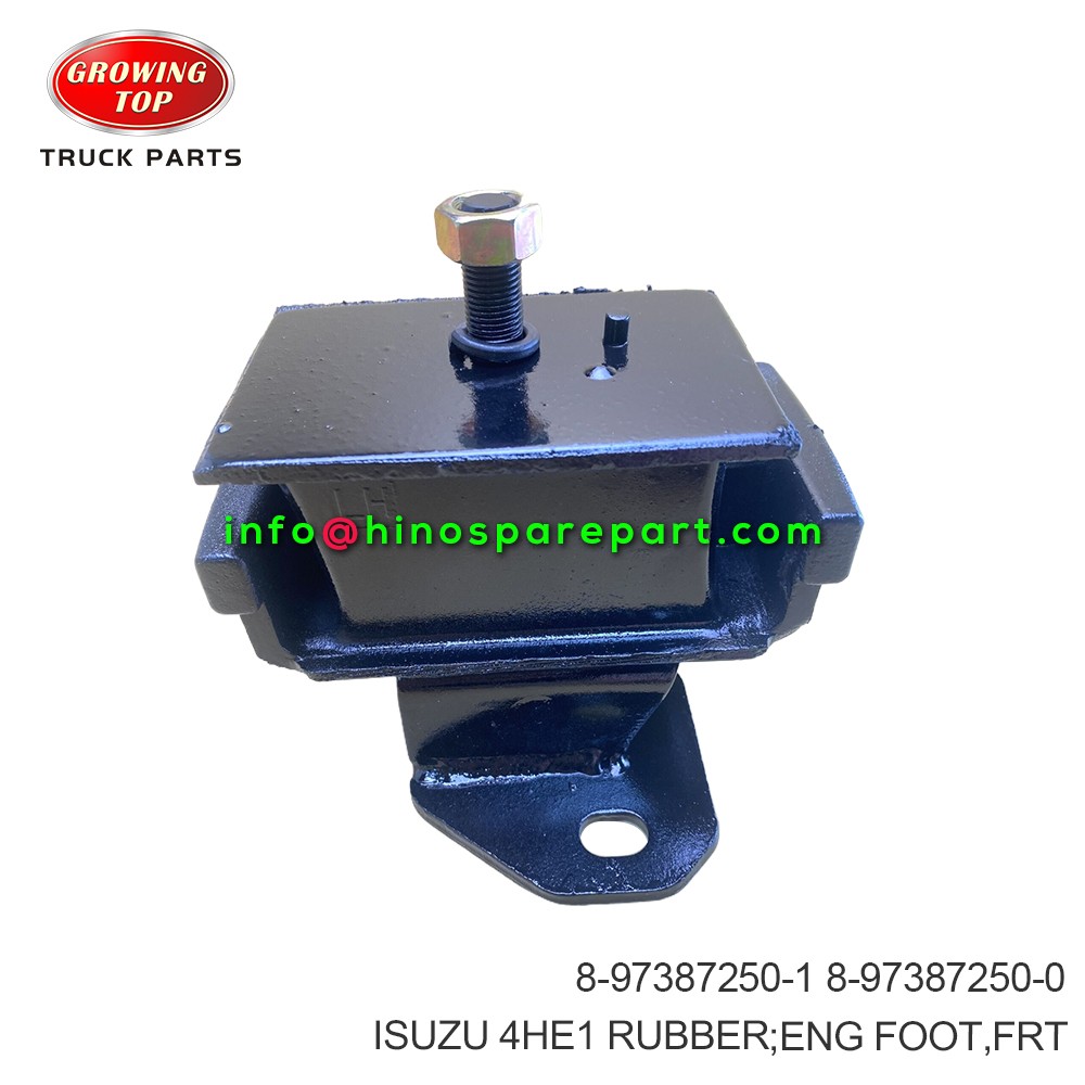 ISUZU 4HE1 RUBBER ENG FOOT FRT 8-97387250-1