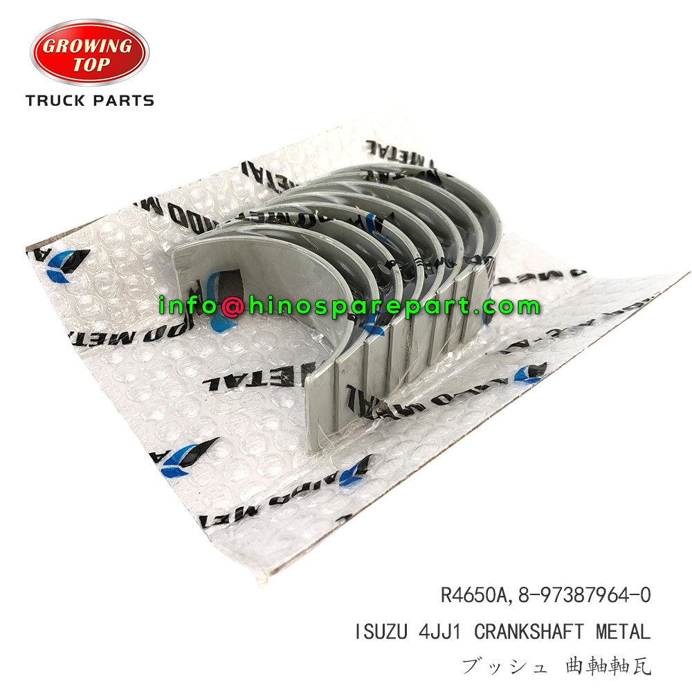 STOCK AVAILABLE ISUZU 4JJ1 CRANKSHAFT METAL