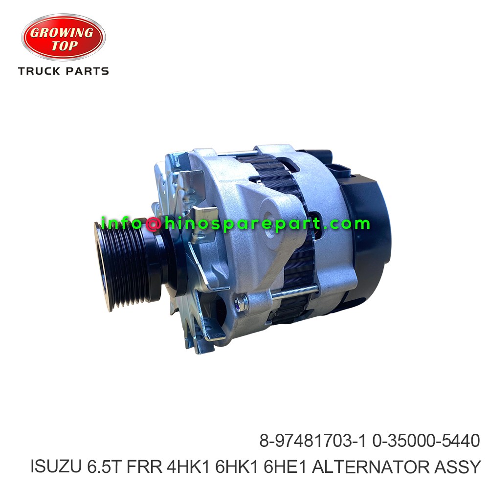ISUZU 6.5T FRR 4HK1 6HK1 6HE1 ALTERNATOR ASSY 8-97481703-1