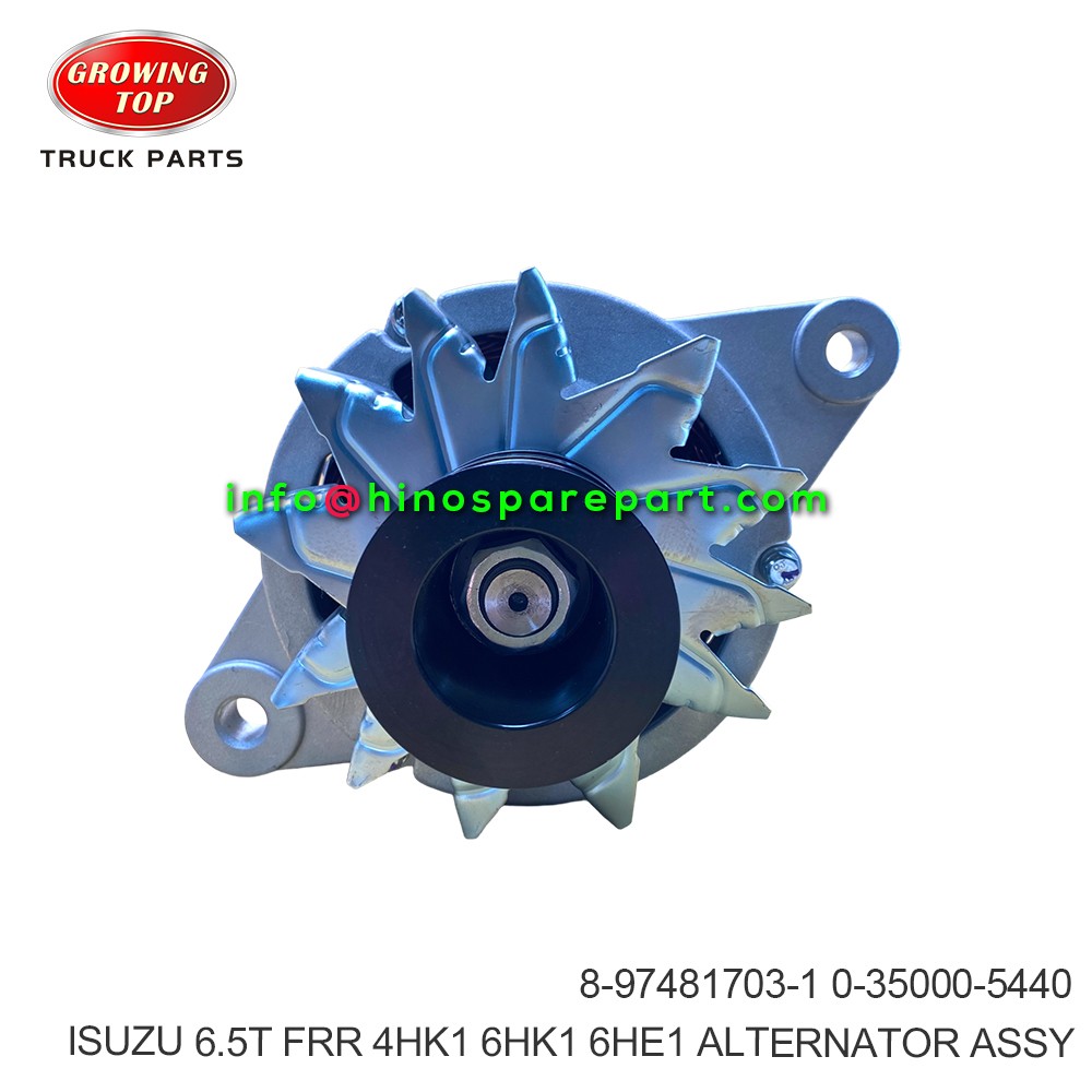 ISUZU 6.5T FRR 4HK1 6HK1 6HE1 ALTERNATOR ASSY 8-97481703-1