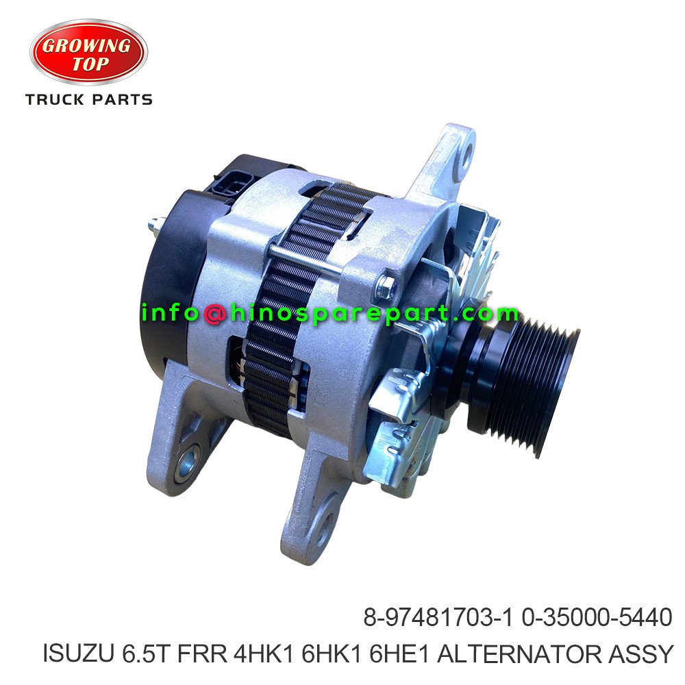 ISUZU 6.5T FRR 4HK1 6HK1 6HE1 ALTERNATOR ASSY 8-97481703-1