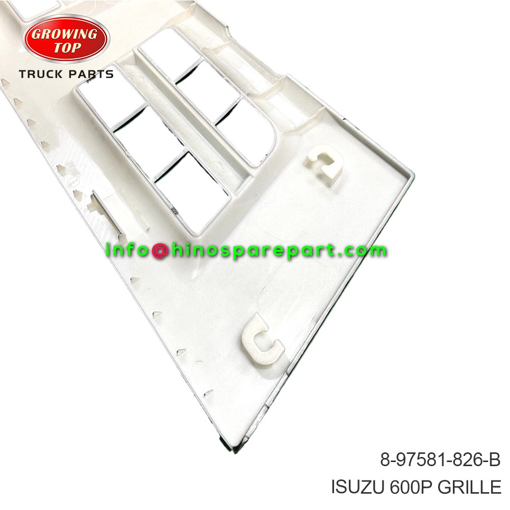 ISUZU 600P GRILLE 8-97581-826-B